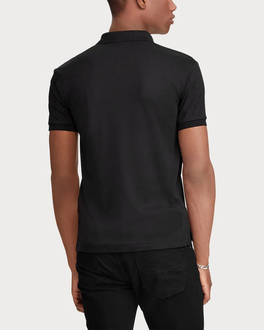 RL - Black - Color Pony Custom Slim Fit Polo Shirt - Black